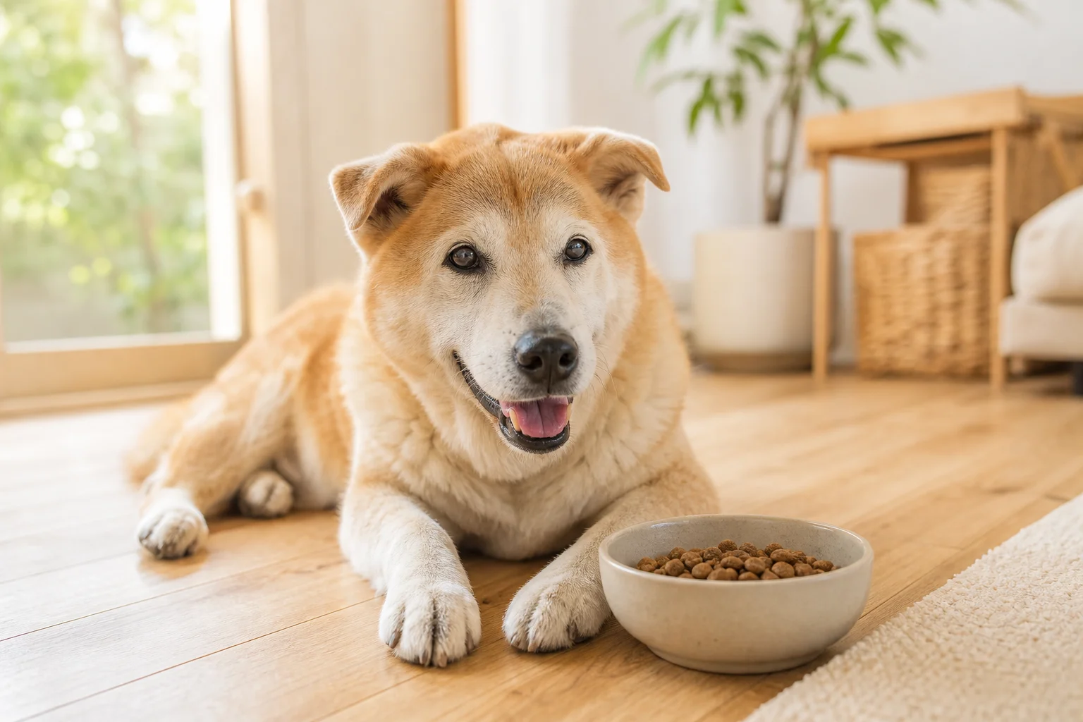 シニア犬のドッグフードの選び方｜加齢で変わる体のニーズと、フードを比べるときの目安のイメージ