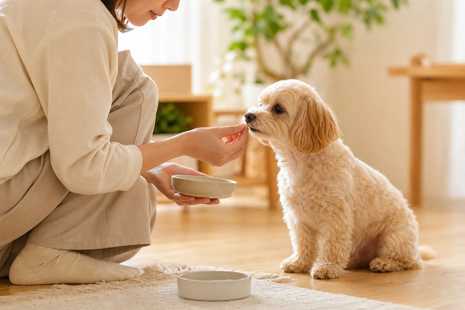 犬が下痢のときのご飯は？与え方の工夫と、避けたいことのイメージ